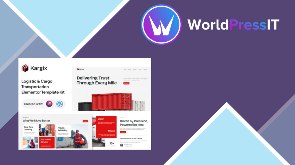 Kargix – Logistic and Cargo Transportation Elementor Template Kit