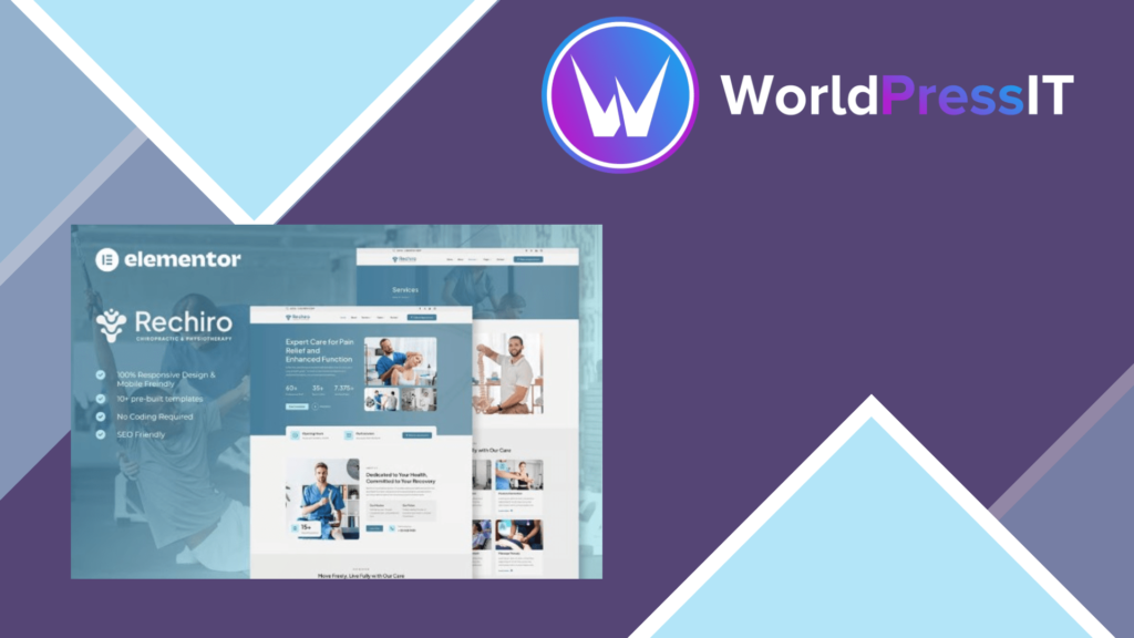 Rechiro – Chiropractic and Physiotherapy Elementor Template Kit