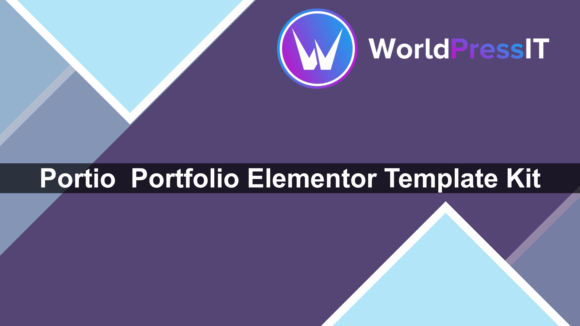 Portio – Portfolio Elementor Template Kit - WorldPress IT