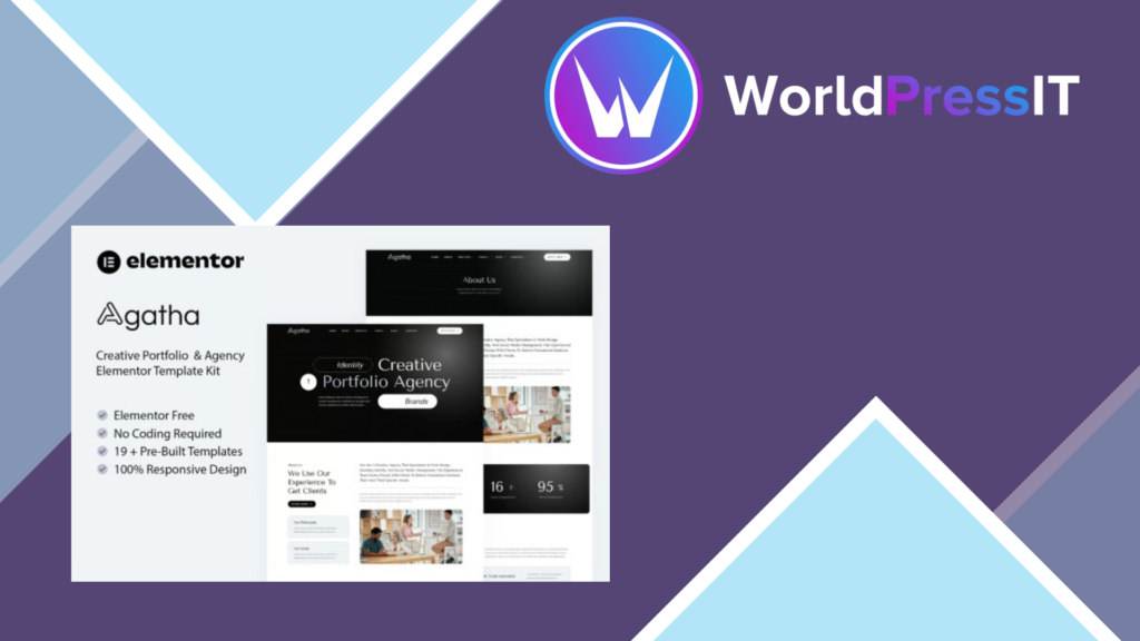 Agatha – Creative Portfolio and Agency Elementor Template Kit