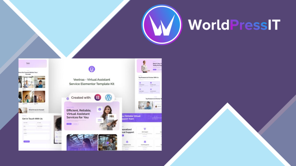 Veetraa – Virtual Assistant Service Elementor Template Kit
