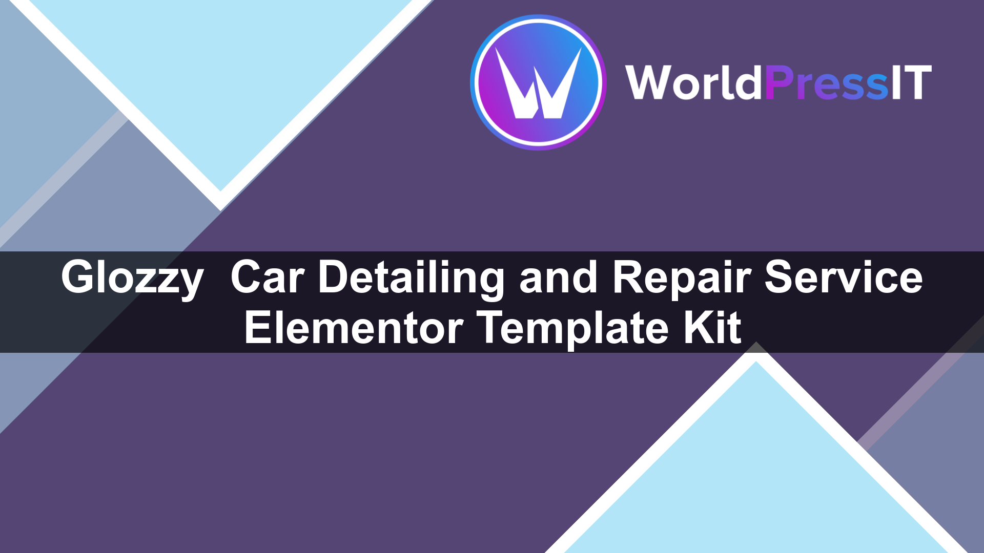 Glozzy – Car Detailing and Repair Service Elementor Template Kit - WorldPress IT
