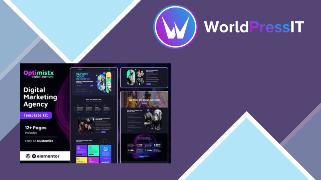Optimistx – SEO and Digital Agency Elementor Template Kit