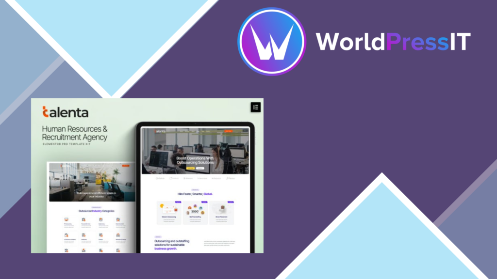 Talenta – Human Resources and Recruitment Agency Elementor Template Kit