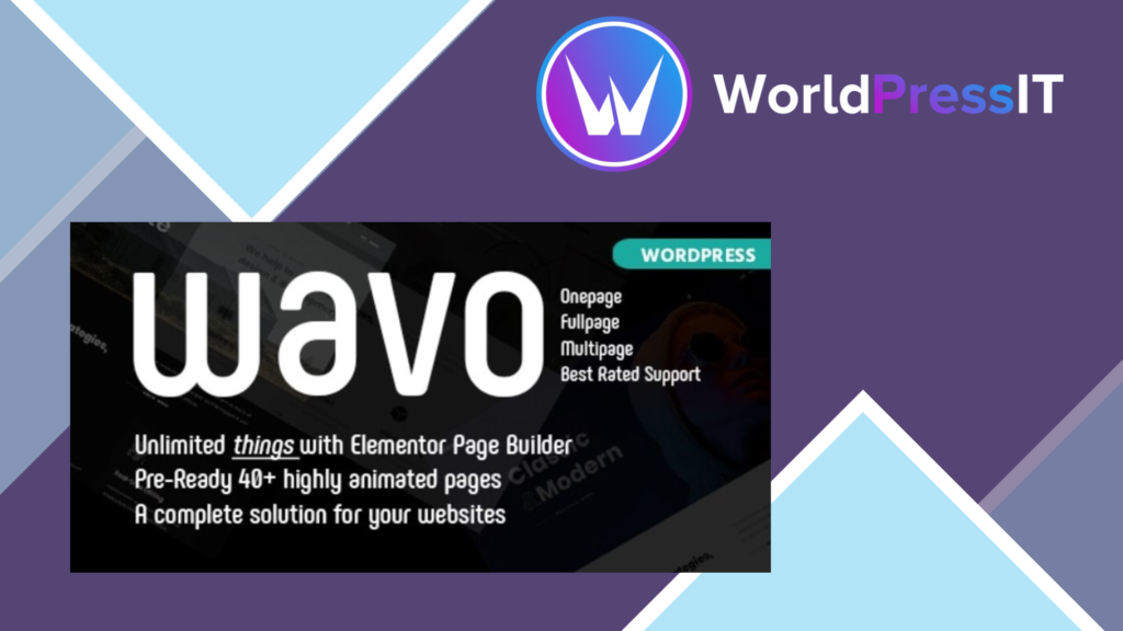 Wavo - Creative Portfolio and Agency Theme