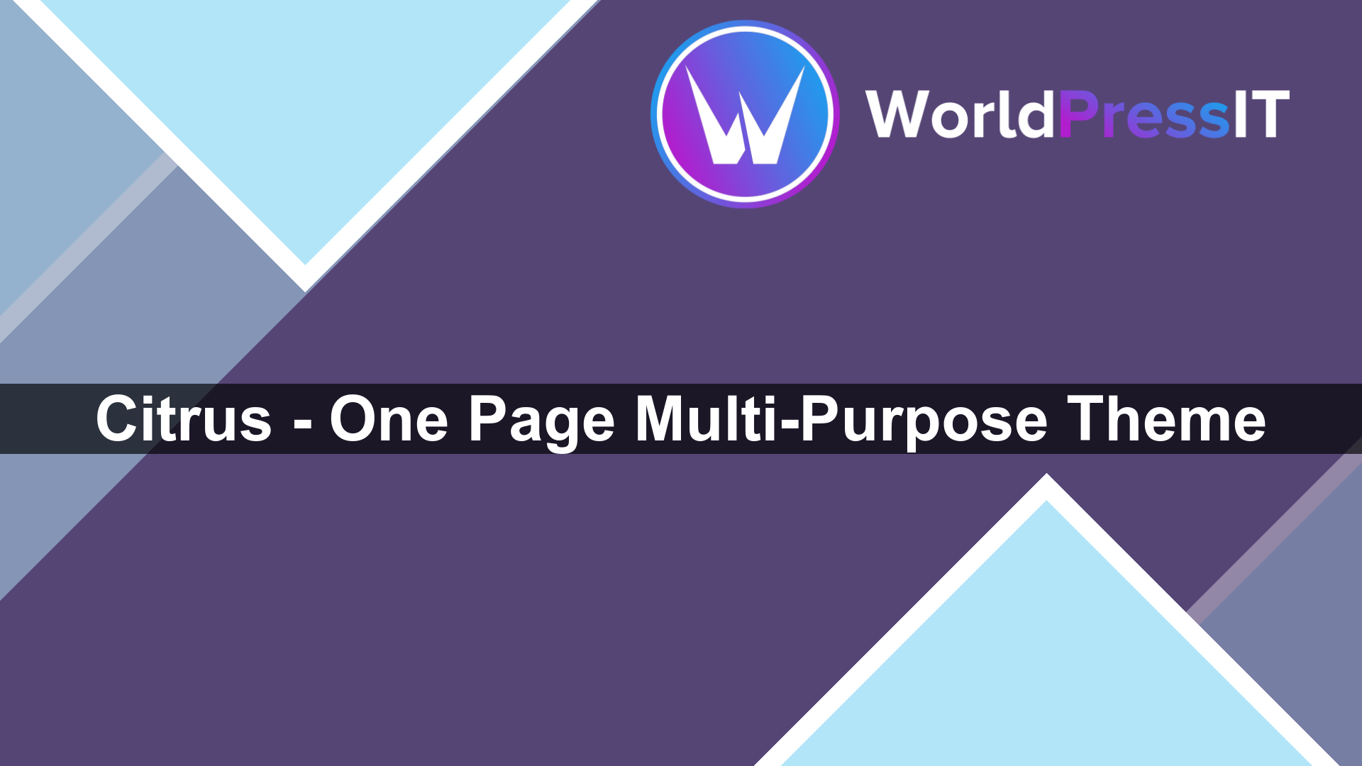 Citrus – One Page Multi-Purpose Theme - WorldPress IT