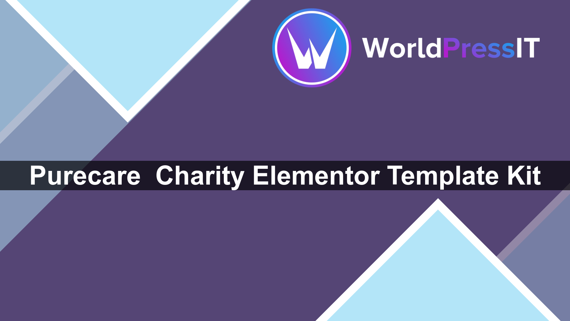 Purecare – Charity Elementor Template Kit - WorldPress IT