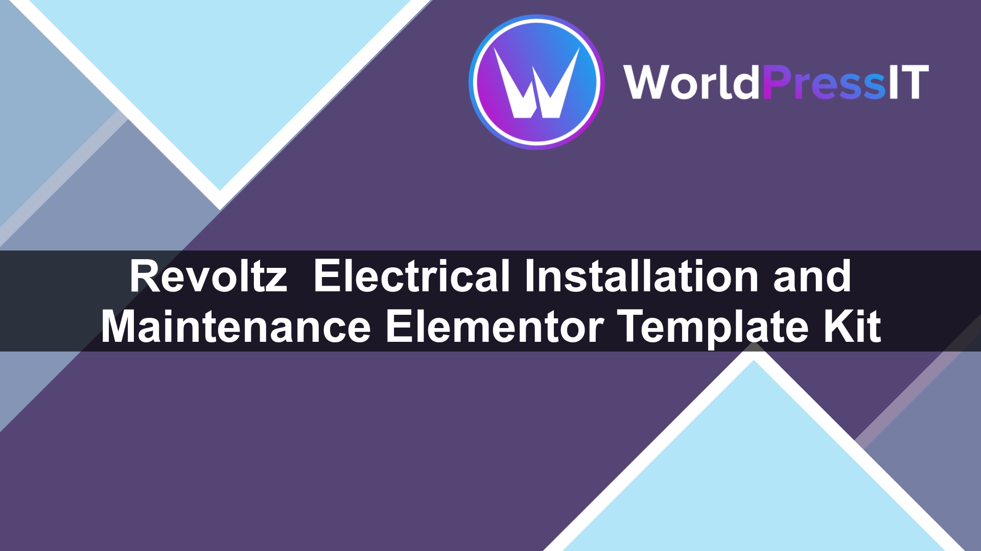 Revoltz – Electrical Installation and Maintenance Elementor Template Kit - WorldPress IT