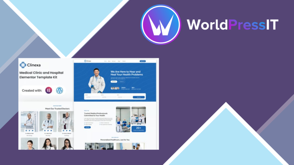 Clinexa – Medical Clinic and Hospital Elementor Template Kit