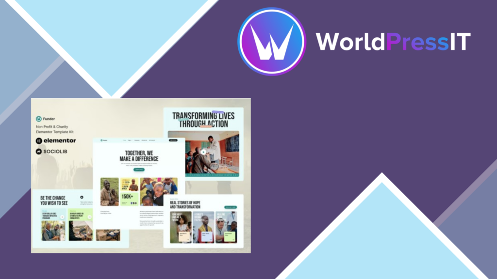 Funder – Non Profit and Charity Elementor Template Kit