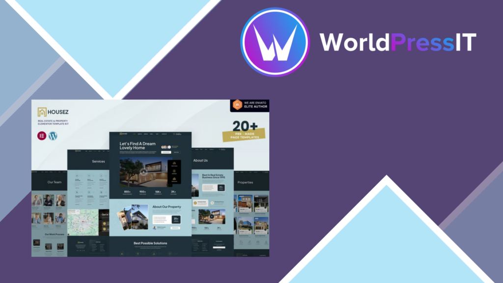 Housez – Real Estate and Property Elementor Template Kit