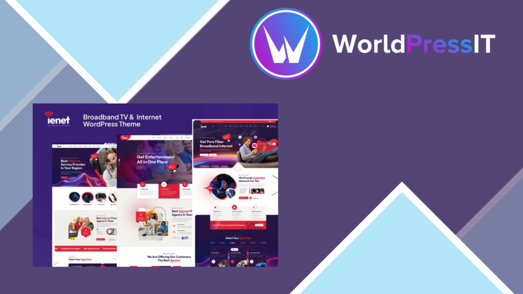 Ienet – Broadband TV and Internet WordPress Theme