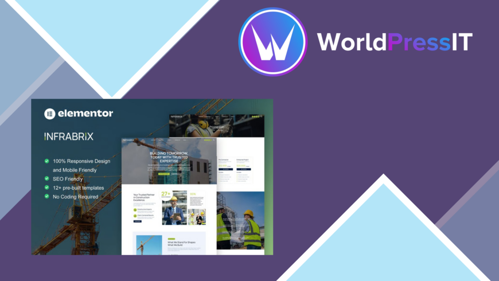 Infabrix – Construction and Building Service Elementor Template Kit