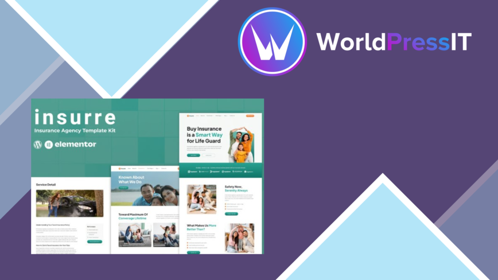 Insurre – Insurance Agency Elementor Template Kit