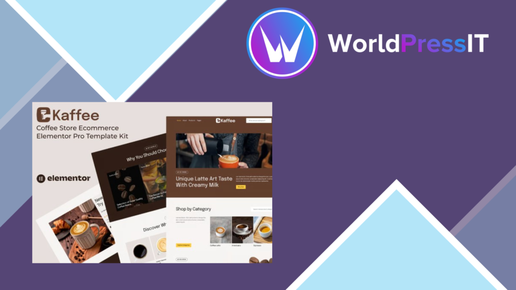 Kaffee – Coffee Store Ecommerce Elementor Pro Template Kit