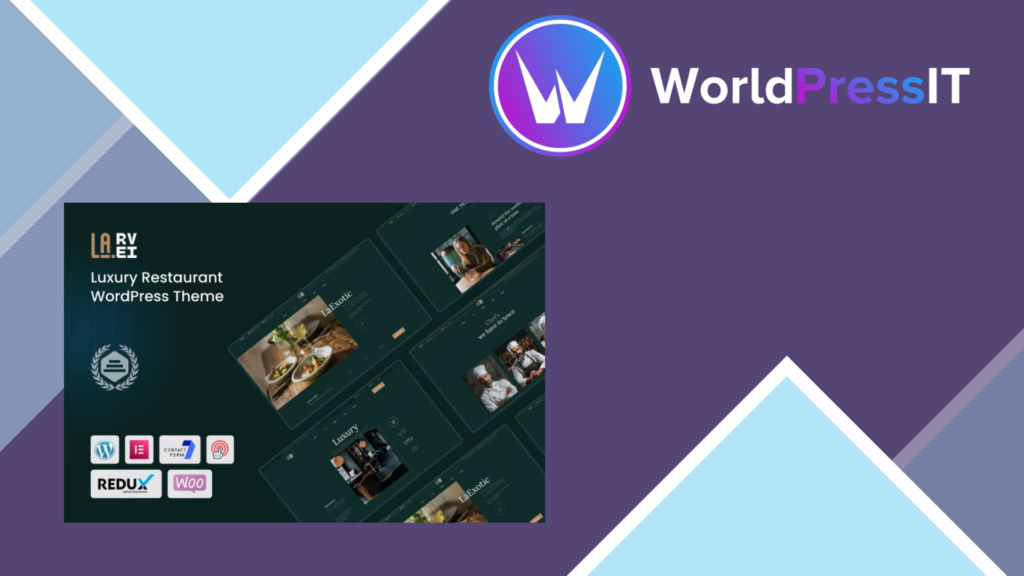 La.Revi – Luxury Restaurant WordPress Theme