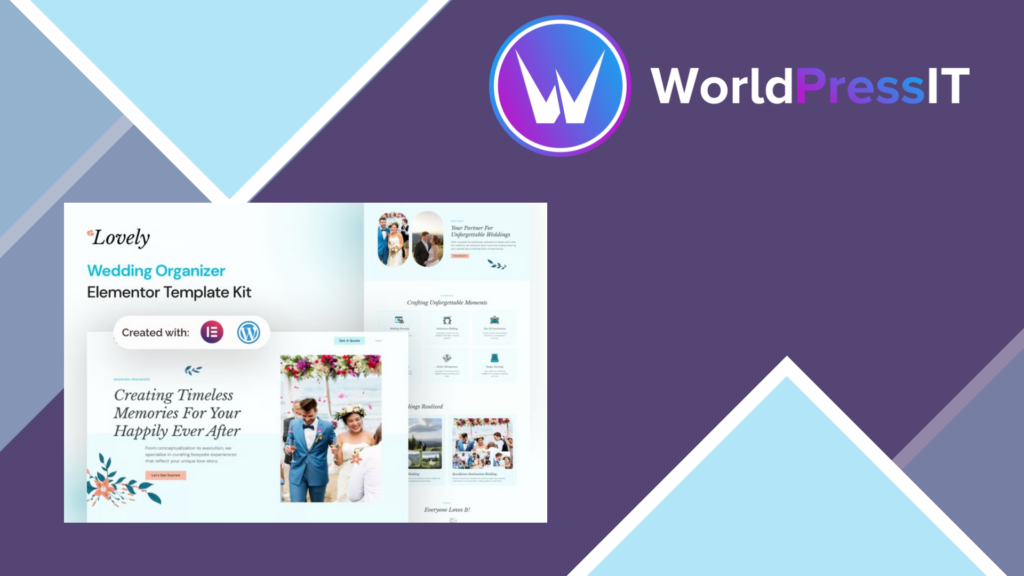 Lovely – Wedding Organizer Elementor Template Kit
