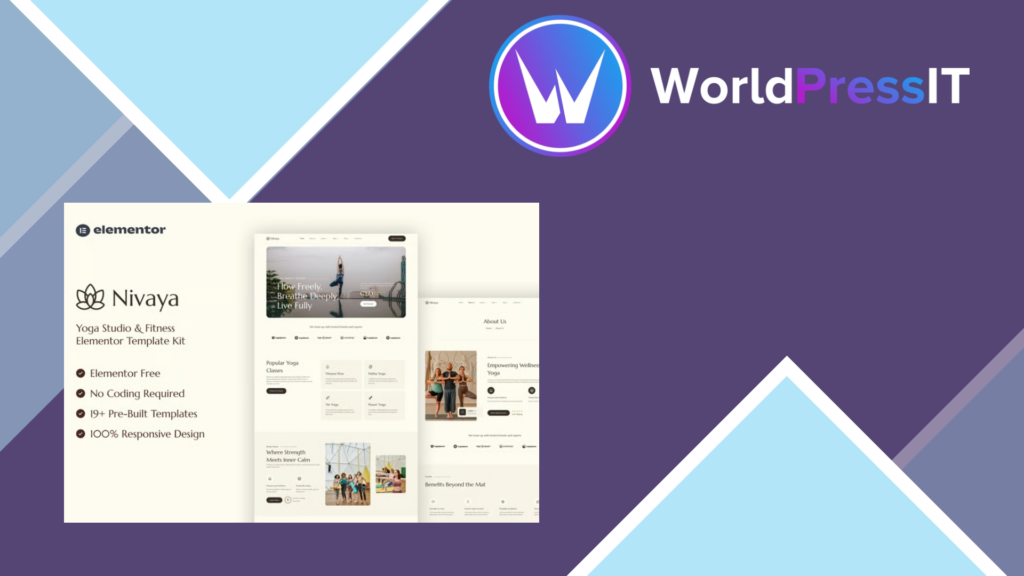 Nivaya – Yoga Studio and Fitness Elementor Template Kit