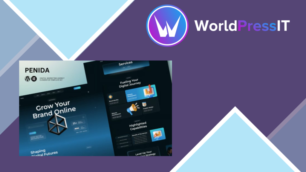 Penida – Digital Marketing Agency Elementor Template Kit