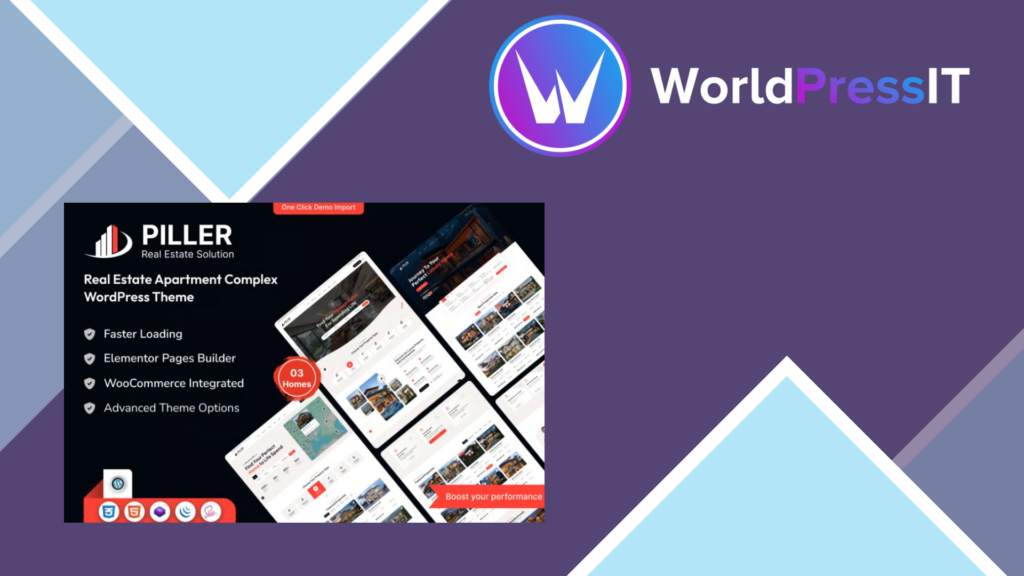 Piller – Real Estate WordPress Theme