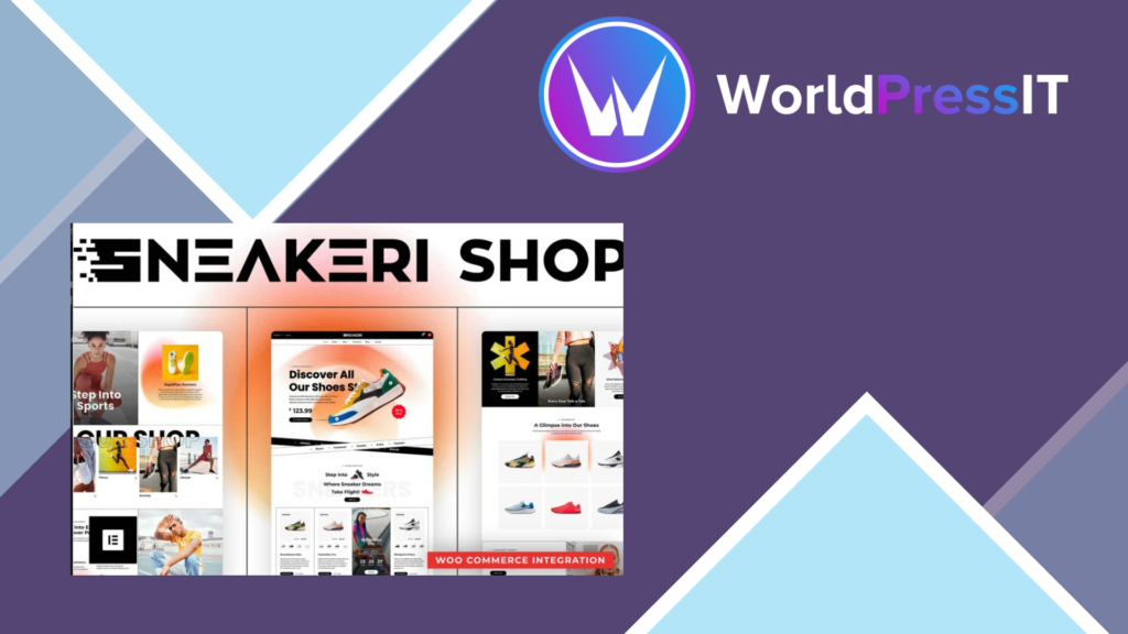 Sneakeri – Sports Shoes Store Elementor Pro Template Kit