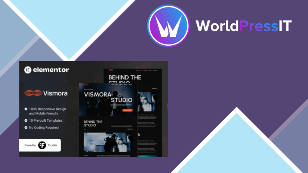 Vismora – Elementor Template Kit for Creative Studios
