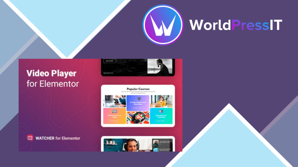 Watcher - Flexible Video Player for Elementor