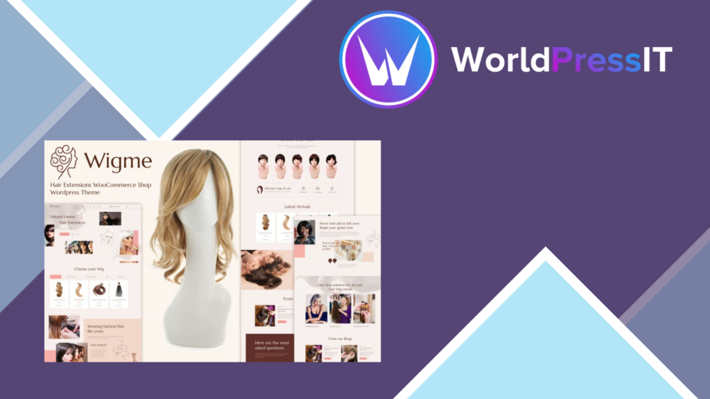 Wigme – Hair Extensions WooCommerce Shop