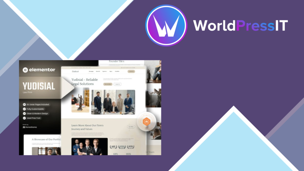 Yudisial – Law Firm Elementor Template Kit