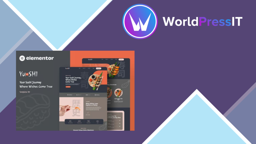 Yushi – Sushi Food Elementor Template Kit