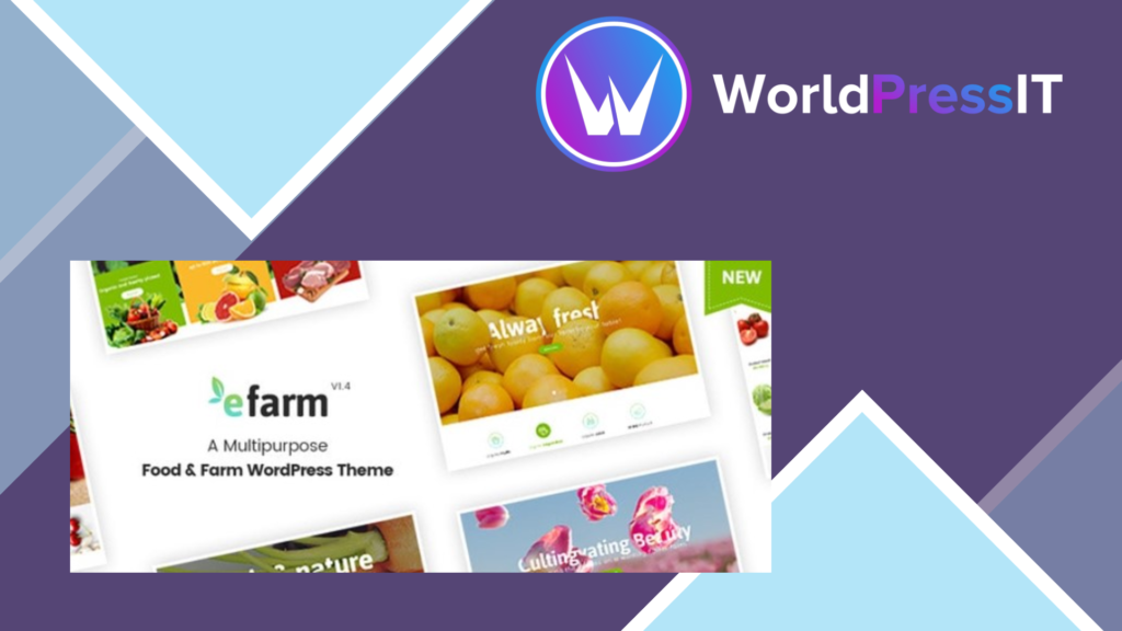 eFarm - A Multipurpose Food and Farm WordPress Theme