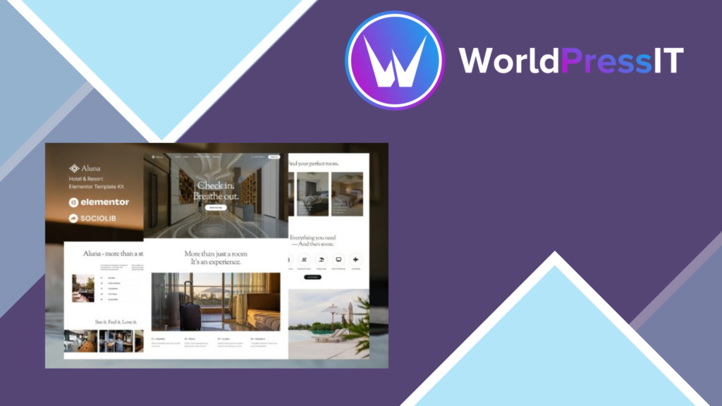 Aluna – Hotel and Resort Elementor Template Kit