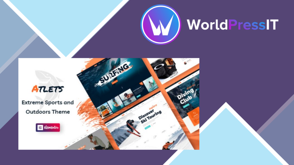 Atlets - Extreme and Outdoors WordPress Theme