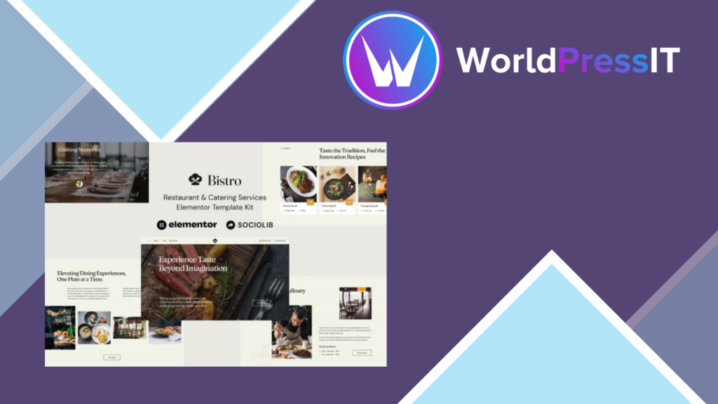Bistro – Restaurant and Catering Services Elementor Template Kit