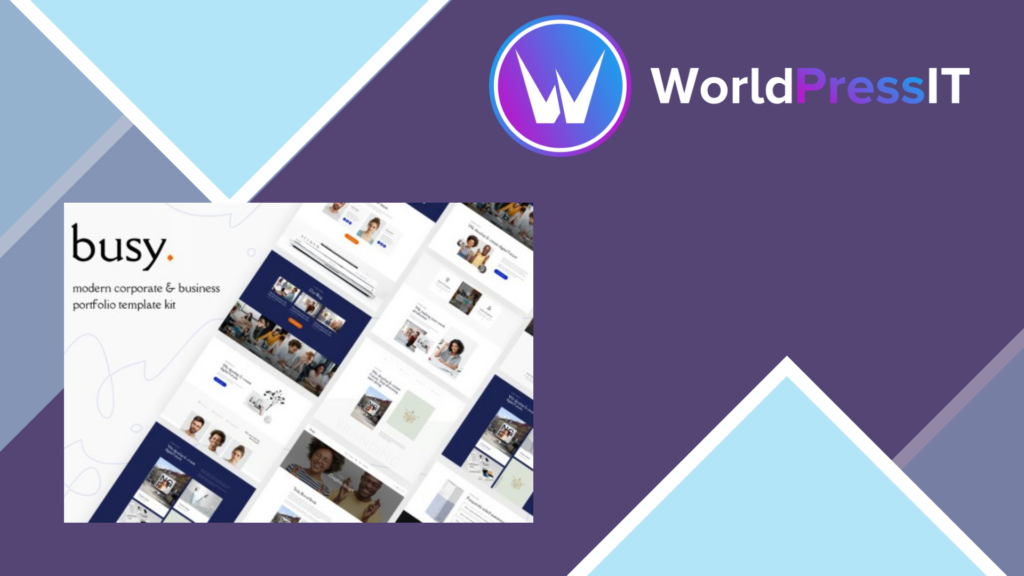 Busy | Modern Corporate and Business Portfolio Elementor Template Kit
