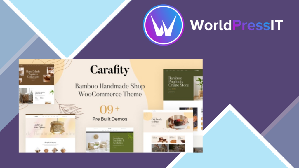 Carafity - Bamboo Handmade Shop WooCommerce Theme