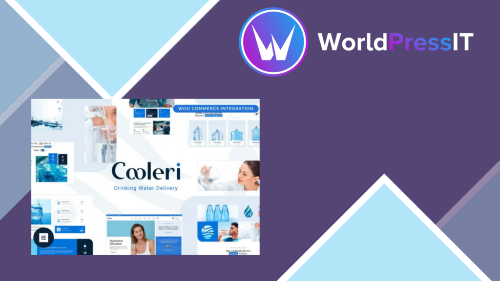Cooleri – Drinking Water Delivery Elementor Pro Template Kit