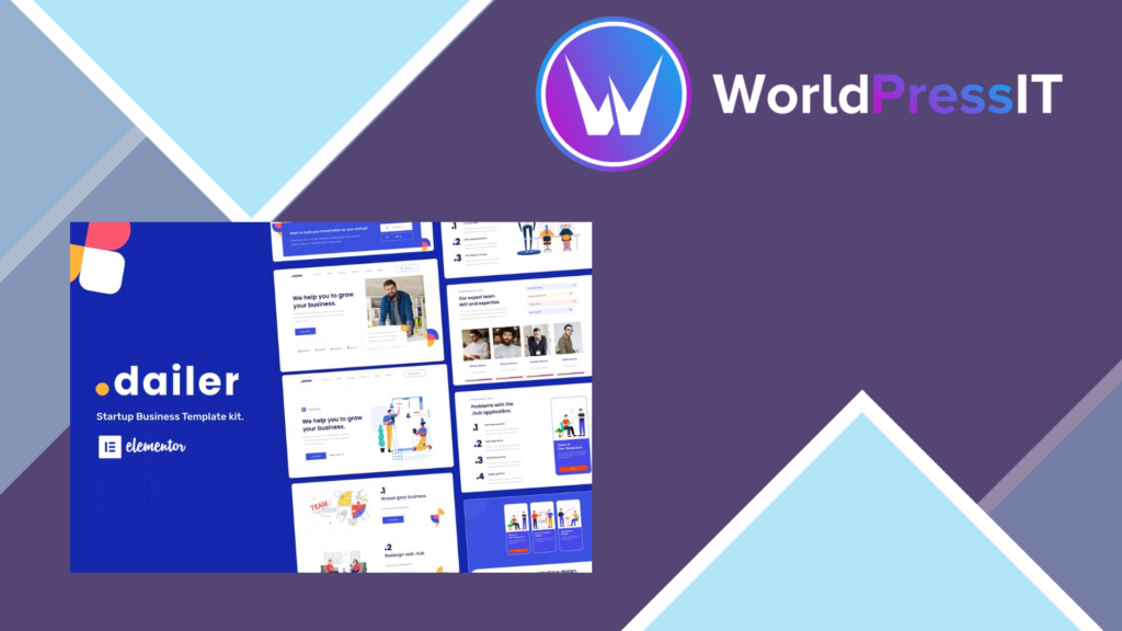 Dailer – Startup Elementor Template Kit