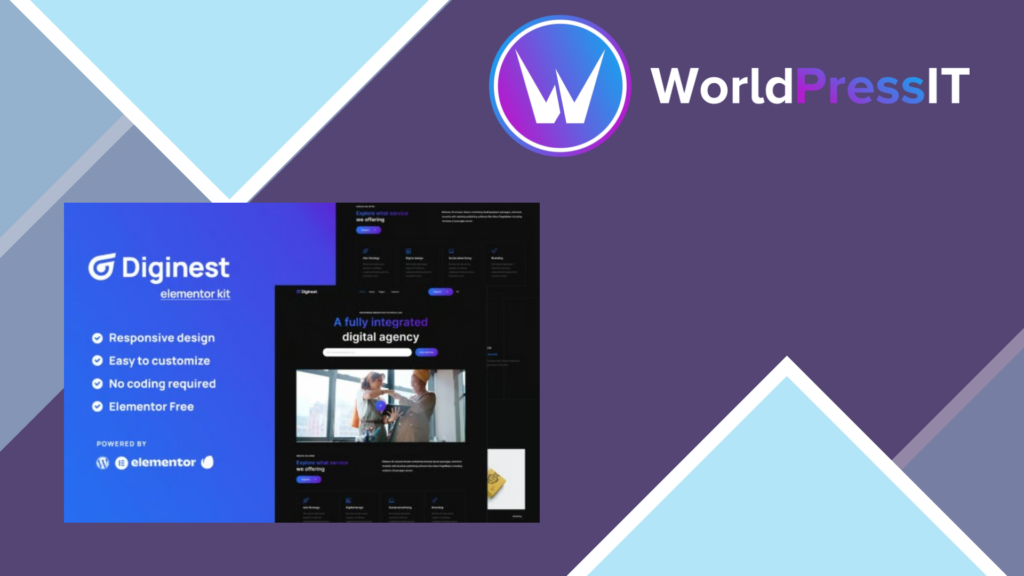 Diginest – Digital Agency Services Elementor Template Kit