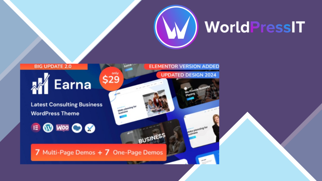 Earna - Consulting Business WordPress Theme