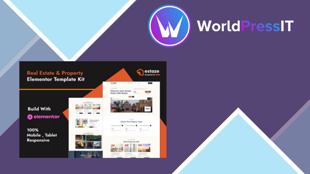 Estaze – Real Estate and Property Elementor Template Kit