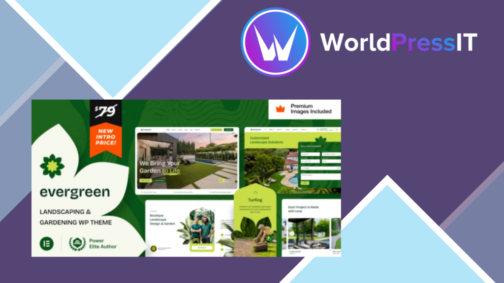 EverGreen - Landscaping Gardening WordPress Theme