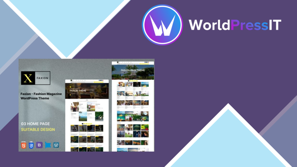 Faxion – Fashion Magazine WordPress Theme