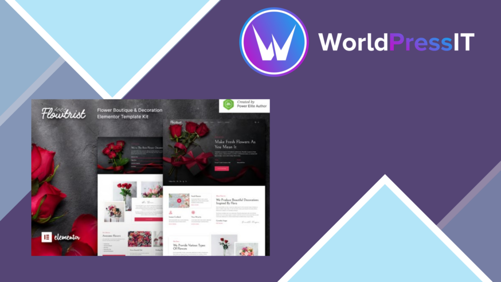 Flowtrist – Flower Boutique and Florist Elementor Template Kit
