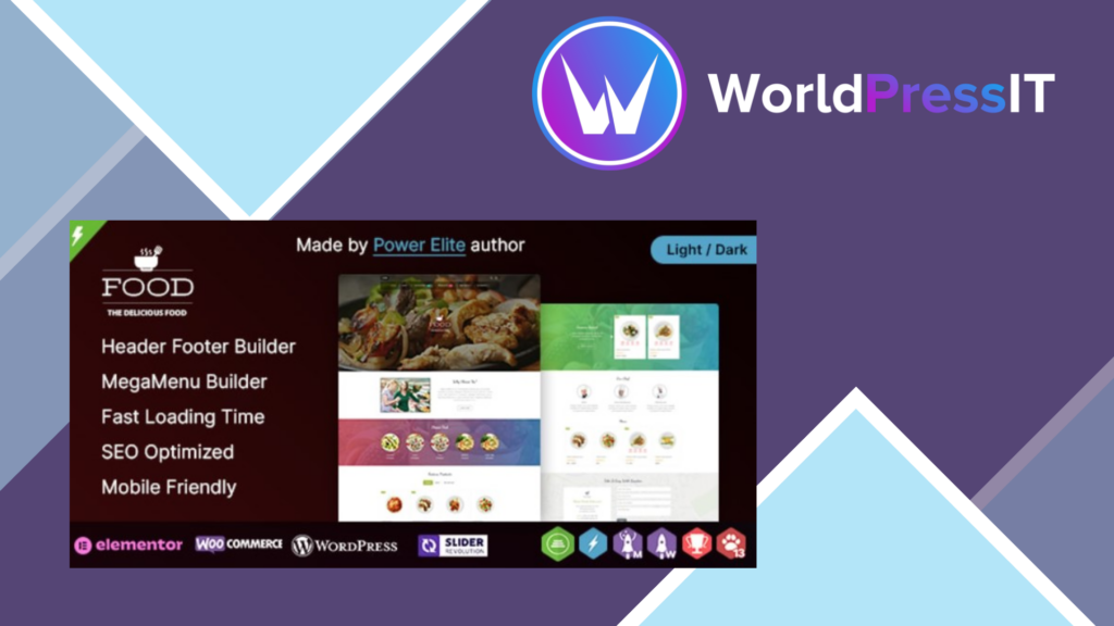 Food - A Delicious WordPress Elementor Theme