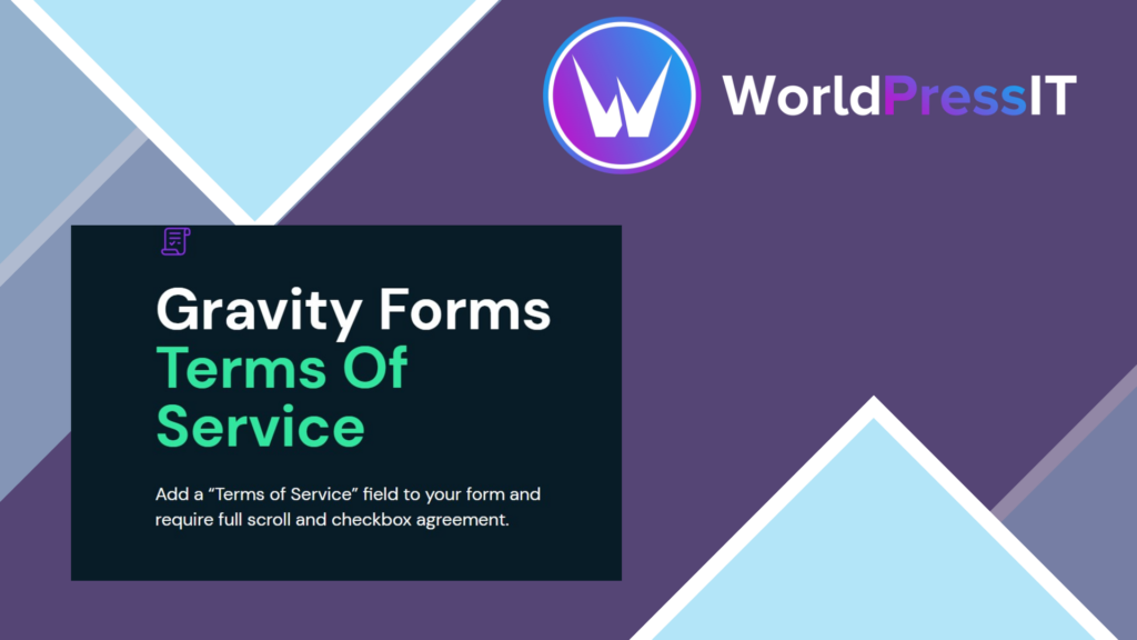 Gravity Forms Terms Of Service