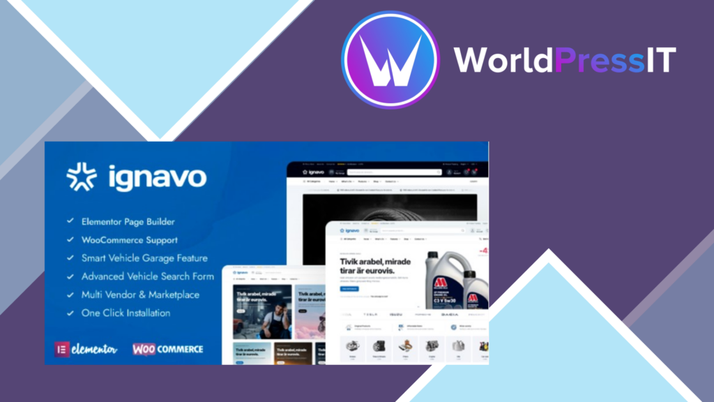 Ignavo - Auto Parts WooCommerce Theme