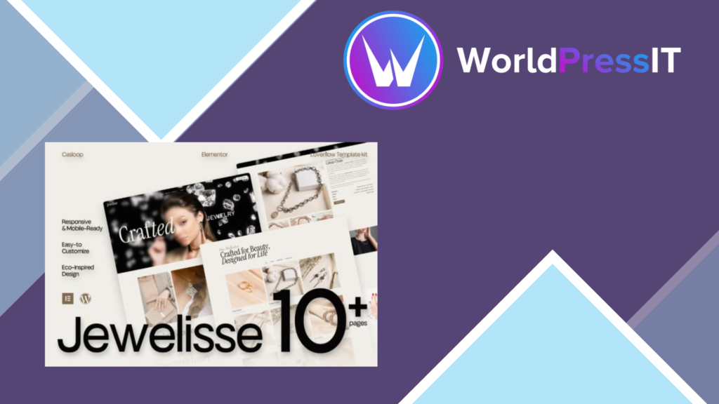 Jewelisse – Modern Luxury Jewelry Store Elementor Template Kit