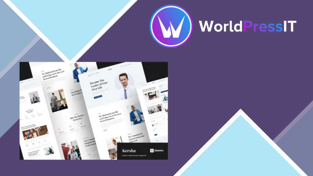 Kersha – Business Coach Elementor Template Kit