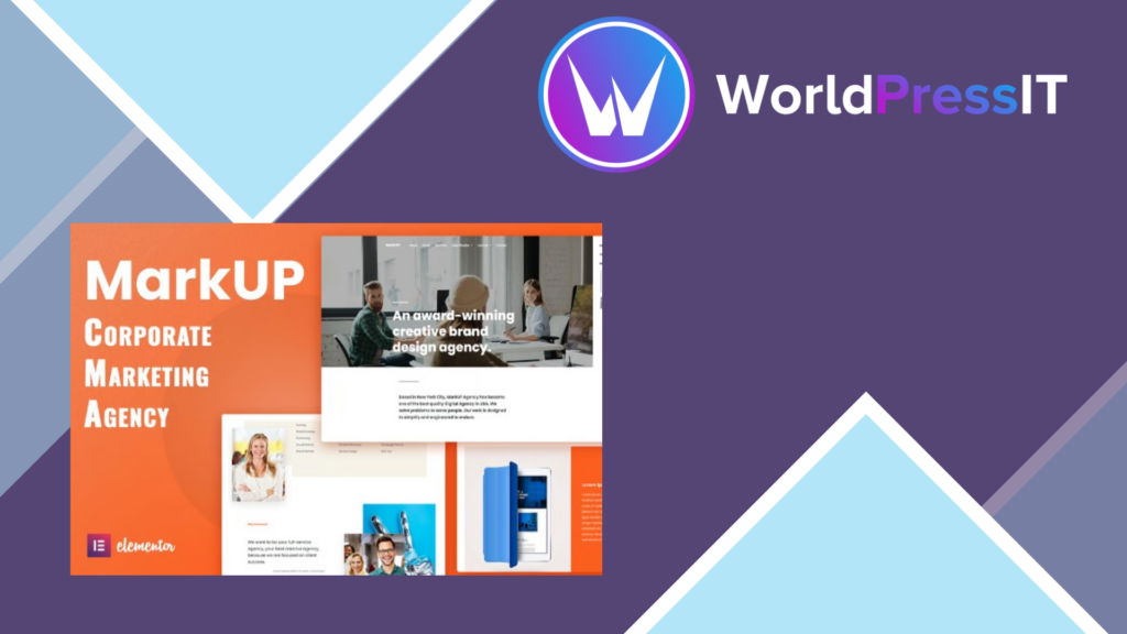 MarkUP – Corporate and Marketing Agency Elementor Template Kit